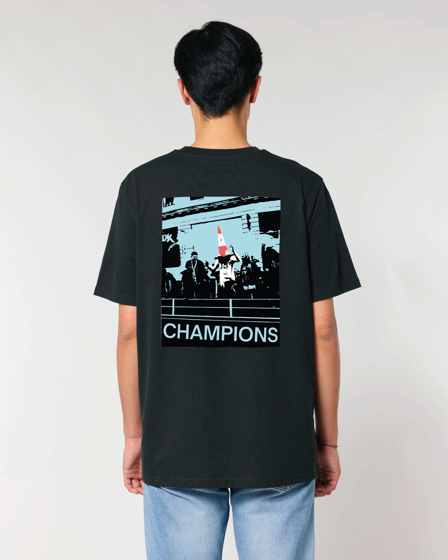 Ethan Ampadu Conehead Champions Parade Leeds T-Shirt